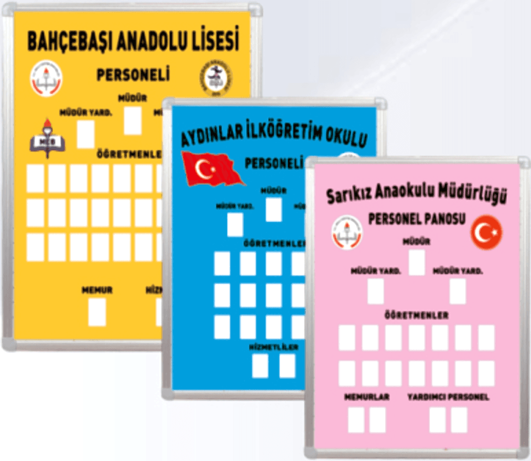 Personel Tanıtım Panoları